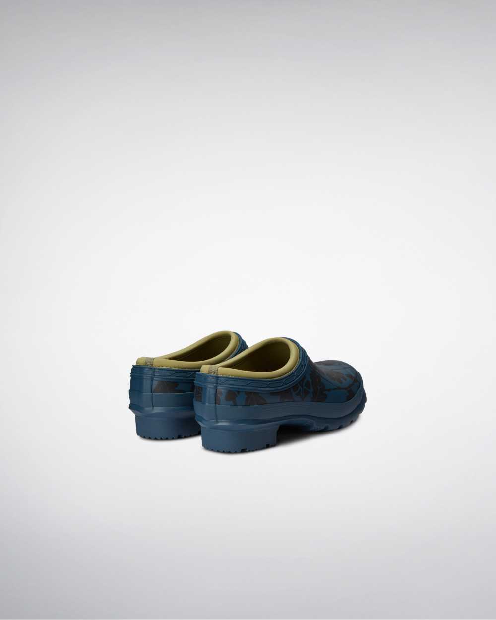 Hunter National Trust Print Gardener Technical Women's Clogs NZ-48470E Blue